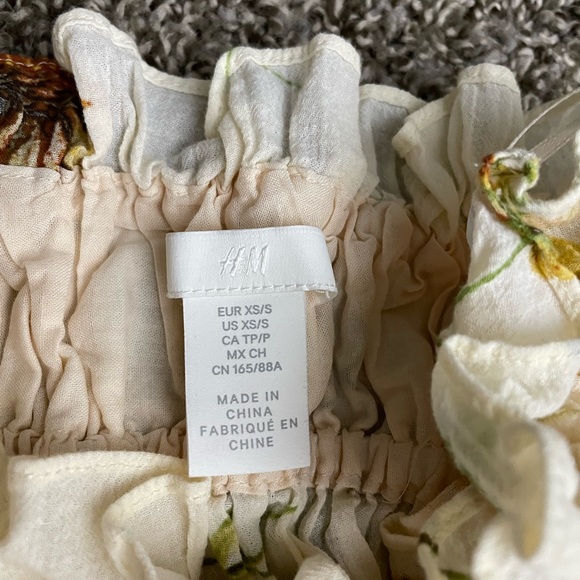 H&M Floral Tube Top & Long Skirt Set - Picture 6 of 6